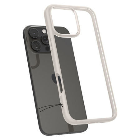 SPIGEN ULTRA HYBRID ETUI DO IPHONE 16 PRO OCHRONNE Z PRZEŹROCZYSTĄ POWŁOKĄ