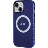 Etui Audi IML Big Logo MagSafe na iPhone 15 / 14 / 13 - niebieskie