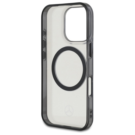 MERCEDES ETUI HARDCASE DO IPHONE 16 PRO 6.3 DO MAGSAFE PRZEŹROCZYSTE Z LOGO