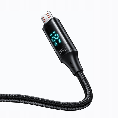 McDodo Kabel do telefonu DIGITAL PRO QC 4.0 Micro USB 18W 1,2m czarny