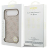 Etui Guess 4G Ring Classic Logo MagSafe  do iPhone Air różowy