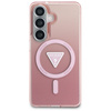 Etui Guess IML Gradient Triangle MagSafe do Samsung Galaxy S26 różowy
