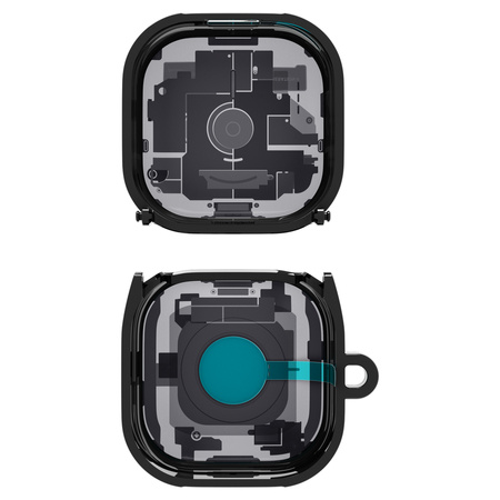 Spigen Ultra Hybrid, zero one black - Samsung Galaxy Buds 4 Pro/4