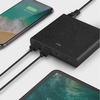 HUB Uniq Surge LITHOS Collective 90W 2xUSB-A QC 3.0 / 2xUSB-C PD 3.0 - czarny