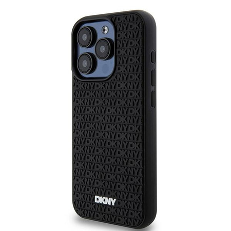 DKNY ETUI HARDCASE DO IPHONE 15 PRO MAX 6.7 3D RUBBER Z NIESAMOWITĄ OCHRANĄ