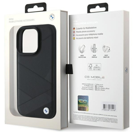 BMW ETUI DO IPHONE 16 PRO MAX 6.9 HARDCASE Z WZOREM CROSSING LINES DO APPLE