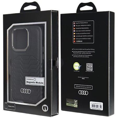 AUDI ETUI SYNTHETIC LEATHER DO MAGSAFE DO IPHONE 14 PRO 6.1 HARDCASE