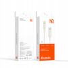 MCDODO KABEL USB-C SZYBKIE ŁADOWANIE DO SAMSUNG XIAOMI TYP C 6A 100W 1M LED BEŻOWY