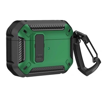 HURTEL ETUI PANCERNE DO AIRPODS 4 Z KARABINCZYKIEM WZMOCNIONA OCHRONA