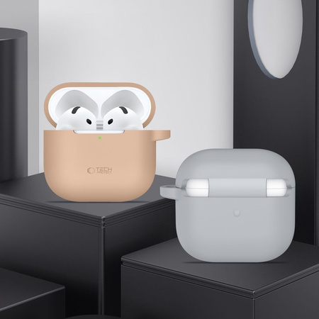 TECH-PROTECT CASE SILIKONOWE HOOK DO APPLE AIRPODS 4 OCHRONNE AKCESORIA