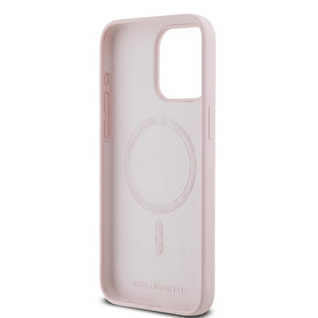KARL LAGERFELD CASE SILICONE DO IPHONE 15 PRO 6.1 DO MAGSAFE KARL &