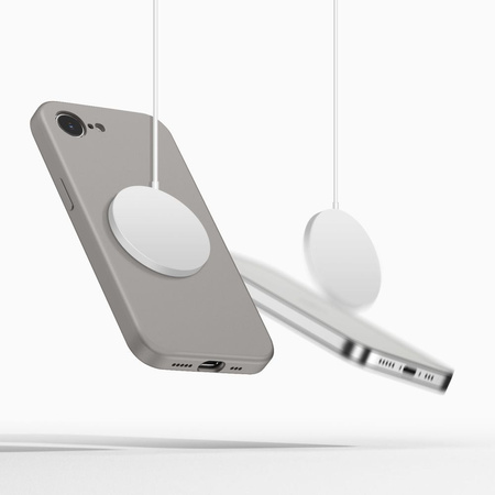 TECH-PROTECT SILICONE MAGSAFE IPHONE 16E / 17E STONE GREY