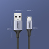 Ugreen kabel przewód USB - micro USB 1m szary (60146)