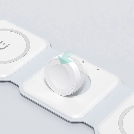 DUDAO SZYBKA ŁADOWARKA INDUKCYJNA 3W1 15W KABEL USB-C DO TELEFONU SŁUCHAWEK