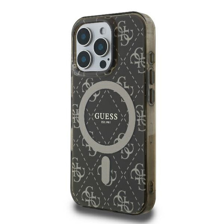 GUESS ETUI HARDCASE 4G PRINTED STRIPES DO MAGSAFE DO IPHONE 16 6.1
