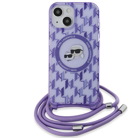 KARL LAGERFELD ETUI DO IPHONE 15 14 13 6.1 DO MAGSAFE Z MONOGRAMEM