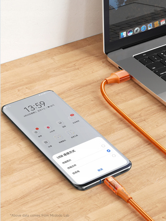 MCDODO KABEL USB-C SZYBKIE ŁADOWANIE DO SAMSUNG XIAOMI USB TYP C 6A 100W 1M