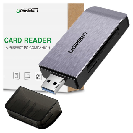 UGREEN CZYTNIK KART SD MICROSD 4W1 DO KOMPUTERA Z SZYBKIM PRZEKAŻNIKIEM
