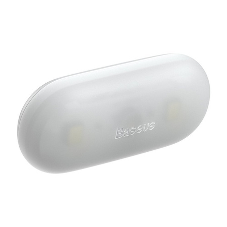 Baseus 2x samoprzylepna lampka lampa LED samochodowa biały (DGXW-02)