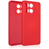 Etui Beline Silicone do Moto G86 Power   5G czerwony