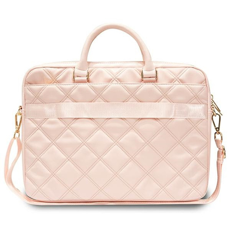 Guess Torba GUCB15ZPSQSSGP 16różowy/pink Quilted 4G