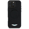 Etui Aston Martin HC FW Logo do iPhone 16 Pro MagSafe czarny