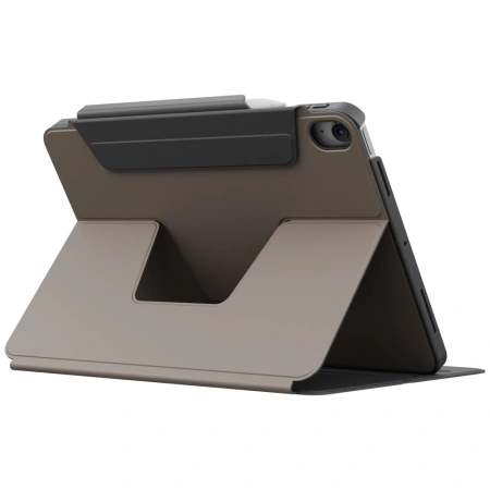 Etui UNIQ Rovus Snapmount Magnetic 360 Rotating Detachable do iPad 11" 2025 / iPad 10.9" 2022 (10 gen.) - szare