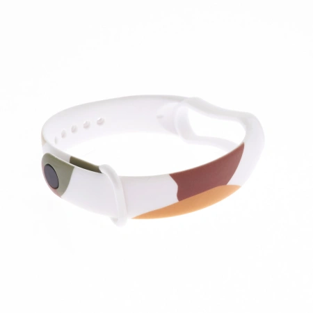 STRAP MORO OPASKA DO XIAOMI MI BAND 6 5 PASEK SILIKONOWY WZÓR 4 BRANSOLETKA