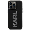 KARL LAGERFELD CASE POKROWIEC HARDCASE DO IPHONE 15 PRO MAX 6.7 RUBBER LOGO