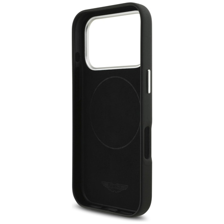 Etui Aston Martin HC FW Logo MagSafe do iPhone 17 Pro czarny