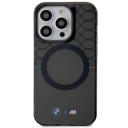 Etui BMW Pattern MagSafe na iPhone 13 Pro Max - szare