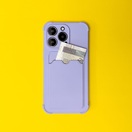 Card Armor Case etui pokrowiec do iPhone 11 Pro portfel na kartę silikonowe pancerne etui Air Bag czerwony