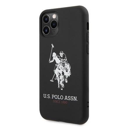 Etui U.S. Polo Assn. Silicone Collection na iPhone 11 Pro Max - czarne Silicone Collection