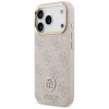 Etui Guess 4G Strass Logo & Big Strap Metal Buttons MagSafe na iPhone 17 Pro - różowe