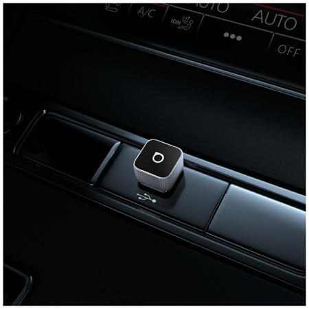 Adapter samochodowy Ottocast CP88-T2     Mini Cube CarPlay Bluetooth srebrny