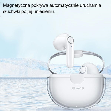 USAMS SŁUCHAWKI BLUETOOTH 5.1 DO TELEFONÓW IPHONE ANDROID Z DŹWIĘKIEM HI-FI