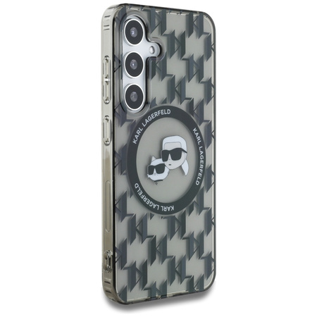 KARL LAGERFELD ETUI BUTTON KARL&CHOUPETTE HEADS ON KL PATTERN DO MAGSAFE