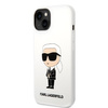 Karl Lagerfeld KLHCP14MSNIKBCH iPhone 14 Plus 6,7" hardcase biały/white Silicone Ikonik