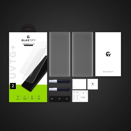 GLASTIFY SZKŁO HARTOWANE UVTG+ DO SAMSUNG GALAXY S22 ULTRA OCHRONA 2