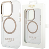 Guess GUHMP14MHTRMD iPhone 14 Plus 6,7" złoty/gold hard case Metal Outline Magsafe