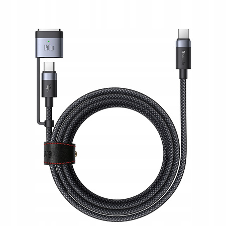 MCDODO KABEL DO ZASILACZA ŁADOWANIA MACBOOK AIR PRO USB-C MAGSAFE 3 140W 2M
