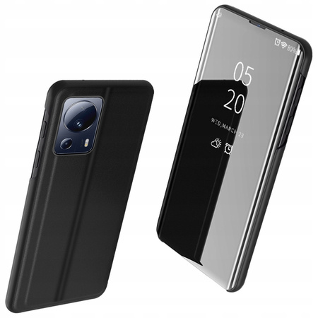 HURTEL CLEAR VIEW CASE ETUI DO XIAOMI 13 LITE POKROWIEC Z KLAPKĄ OCHRONNY