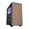 Obudowa komputerowa Darkflash DS900WD (czarna) + 4 wentylatory