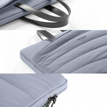 INNOSTYLE DAMSKA TORBA NA LAPTOPA 14 WODOODPORNA CARRYLITE SLIM SZARA