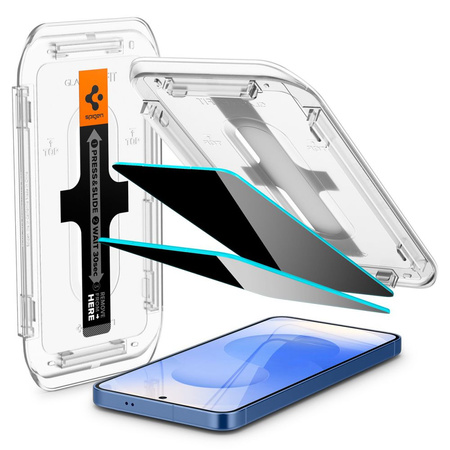 SPIGEN SZKŁO OCHRONNE GLAS.TR EZ FIT HD DO GALAXY S24 S25 PRIVACY 2 SZTUKI