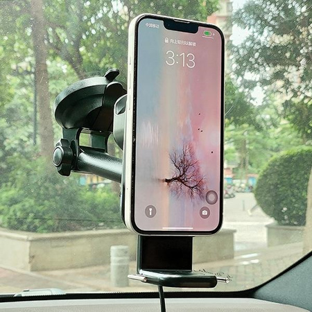 BELINE UCHWYT SAMOCHODOWY Z ŁADOWANIEM INDUKCYJNYM DO SMARTFONÓW IWATCH 3W1