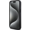 DKNY ETUI DO IPHONE 15 PLUS 14 PLUS HARDCASE LEATHER MONO STRIPE METAL LOGO