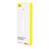 Aktywny rysik stylus Baseus Smooth Writing 2 ze wskaźnikiem LED + kabel USB-C / wymienna końcówka - biały