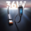 MCDODO ŁADOWARKA KABEL USB-C LIGHTNING SZYBKIEGO ŁADOWANIA DO IPHONE 1M LED