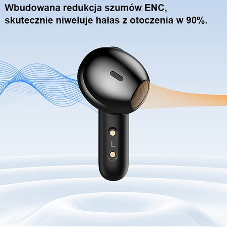 AWEI SŁUCHAWKI BEZPRZEWODOWE T66 TWS DO TELEFONÓW Z BLUETOOTH 5.3 I WYSOKĄ